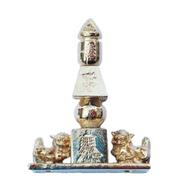 Pagoda de 5 niveles c/perros Fu